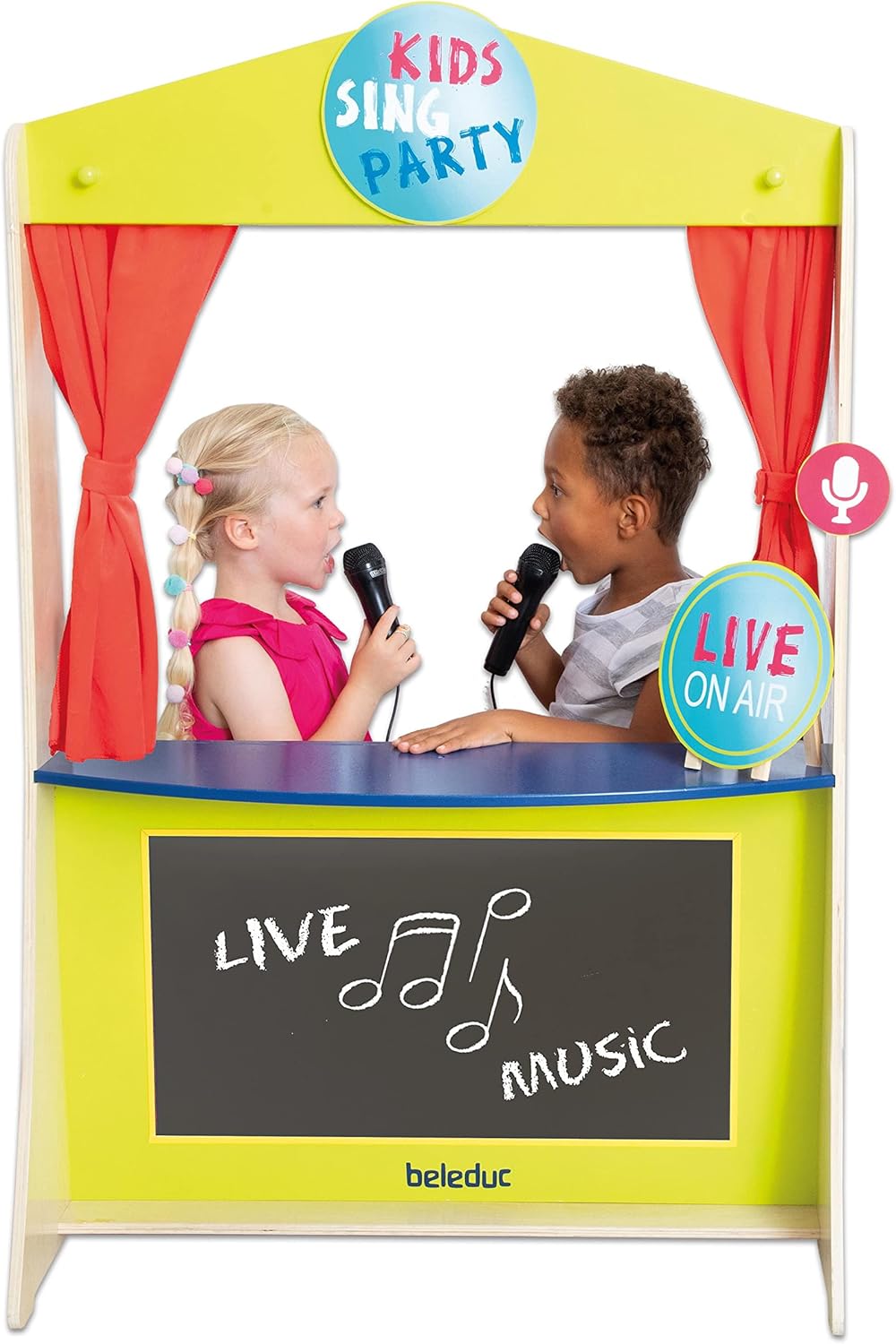 Holz-Puppentheater für Kinder, Nocolor