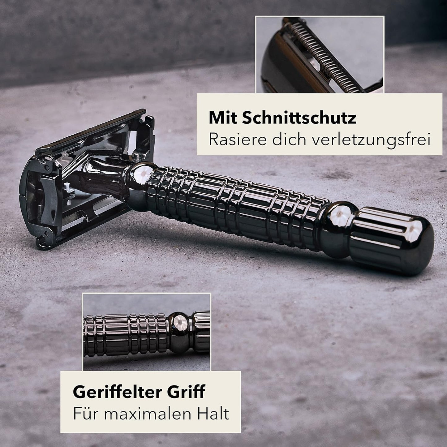 Anti Hautirritationen Set, Schwarz - Café