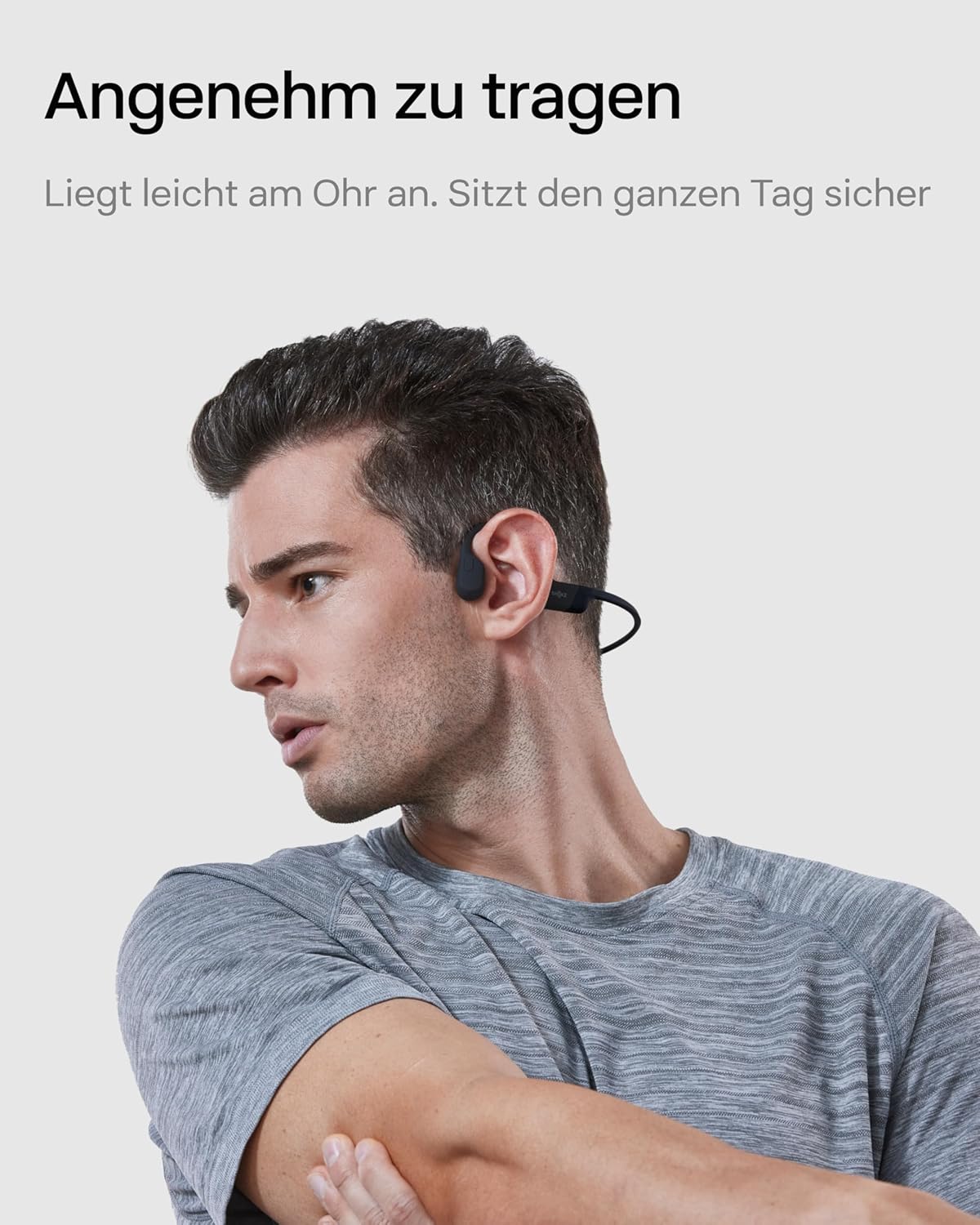 OpenRun Mini Open-Ear-Kopfhörer, Mini-Größe Cosmic Black