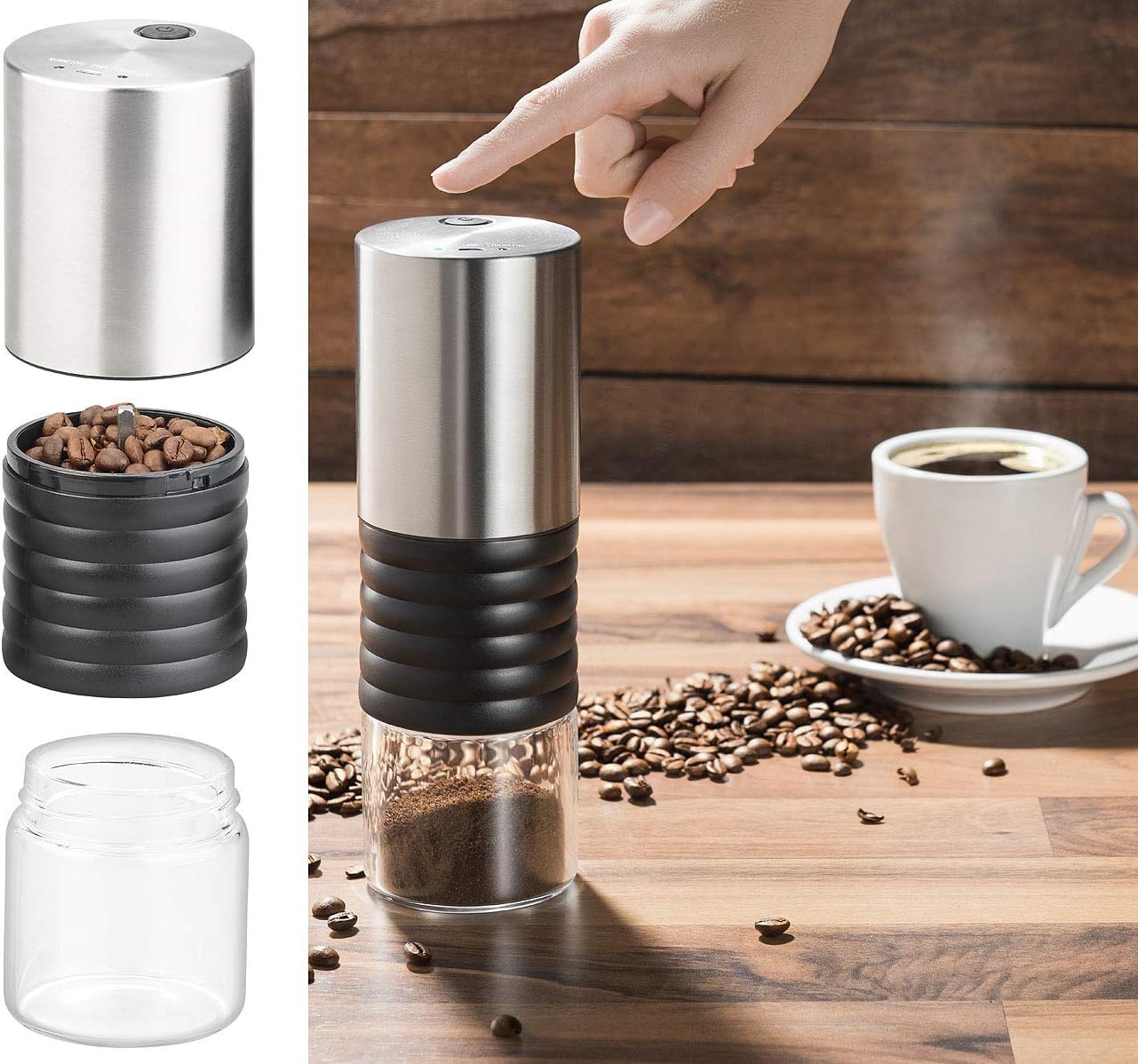 Akku-Kaffeemühle