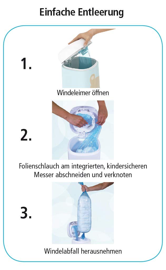 3er Pack Nachfüllkassetten für Windeleimer, Dress-Up