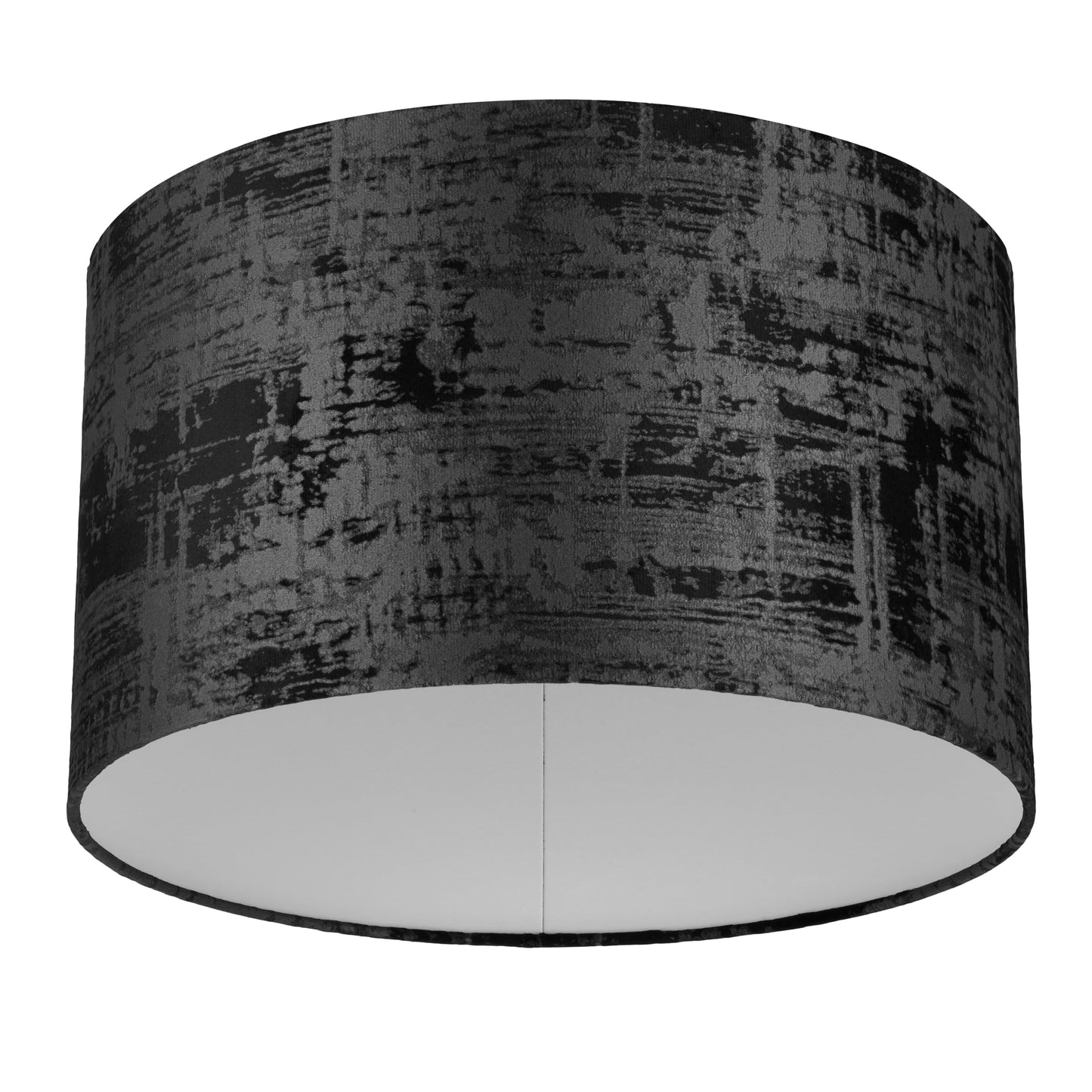 Lampenschirm im Vintage Look, Ø 42cm Schwarz