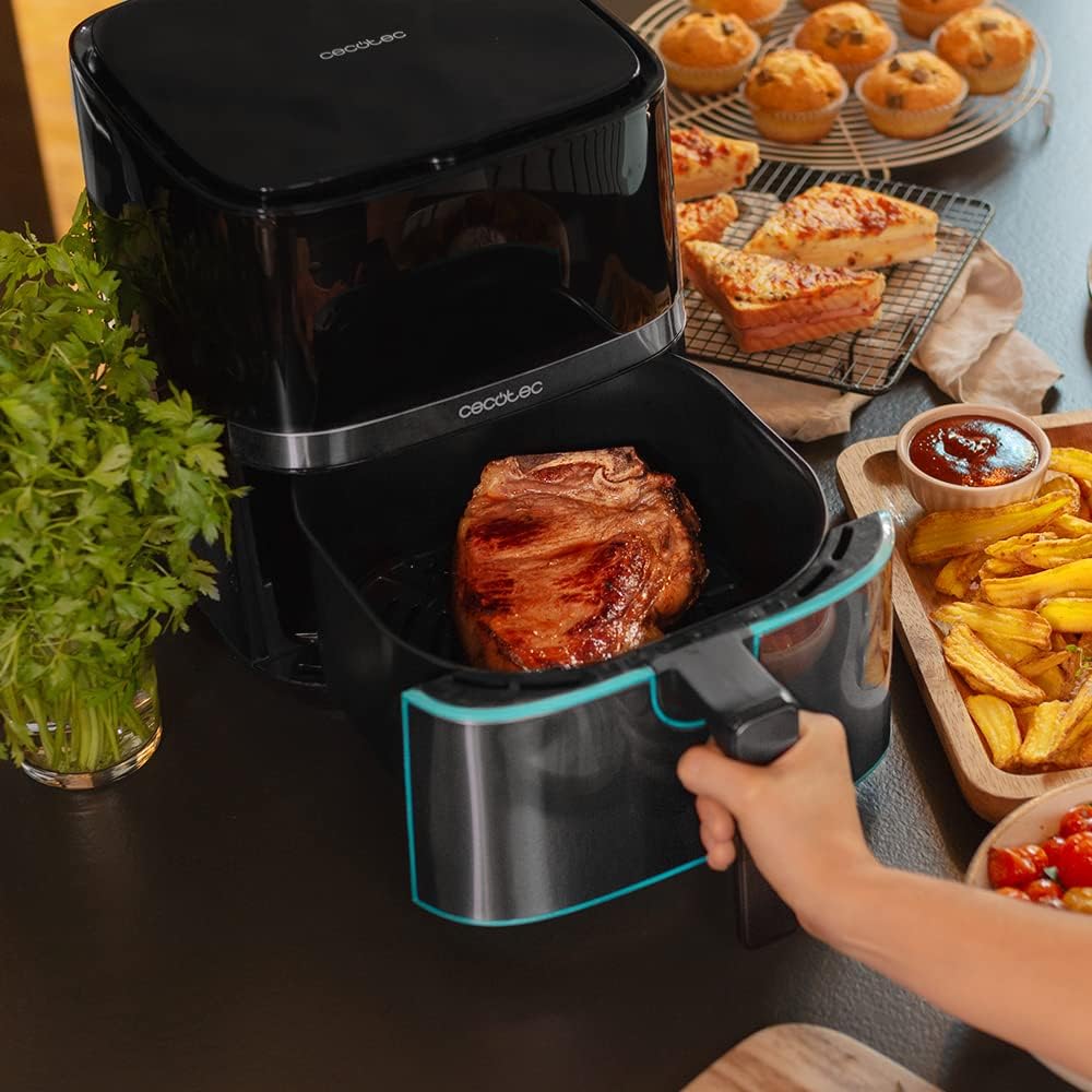 Heissluftfritteuse Full Inox, Inoxblack | Zubehör Full Pro