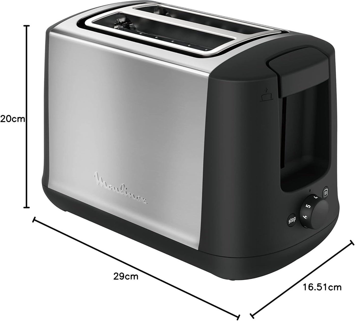 Subito Toaster mit Krümelschublade