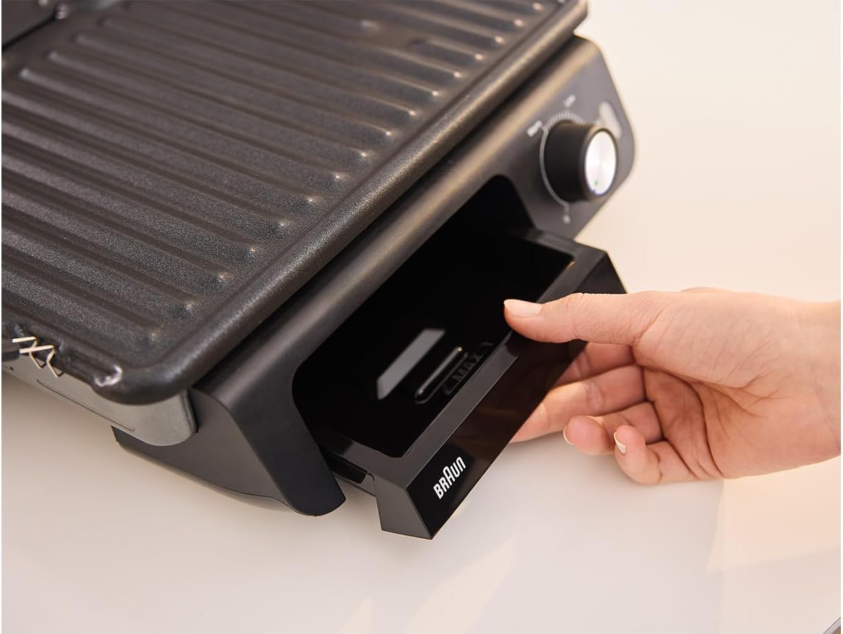 MultiGrill 5 Kontaktgrill, 1 Grill-/1 Plancha-Platte + manuelle Temperatureinstellung, silber