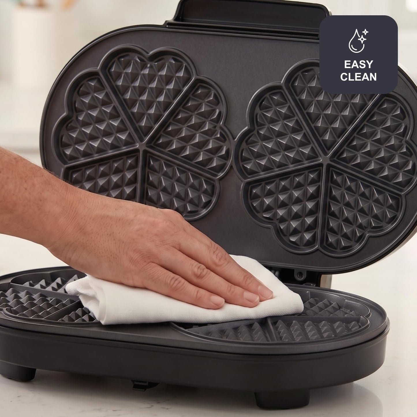 Doppel Waffeleisen mit Temperaturregelung