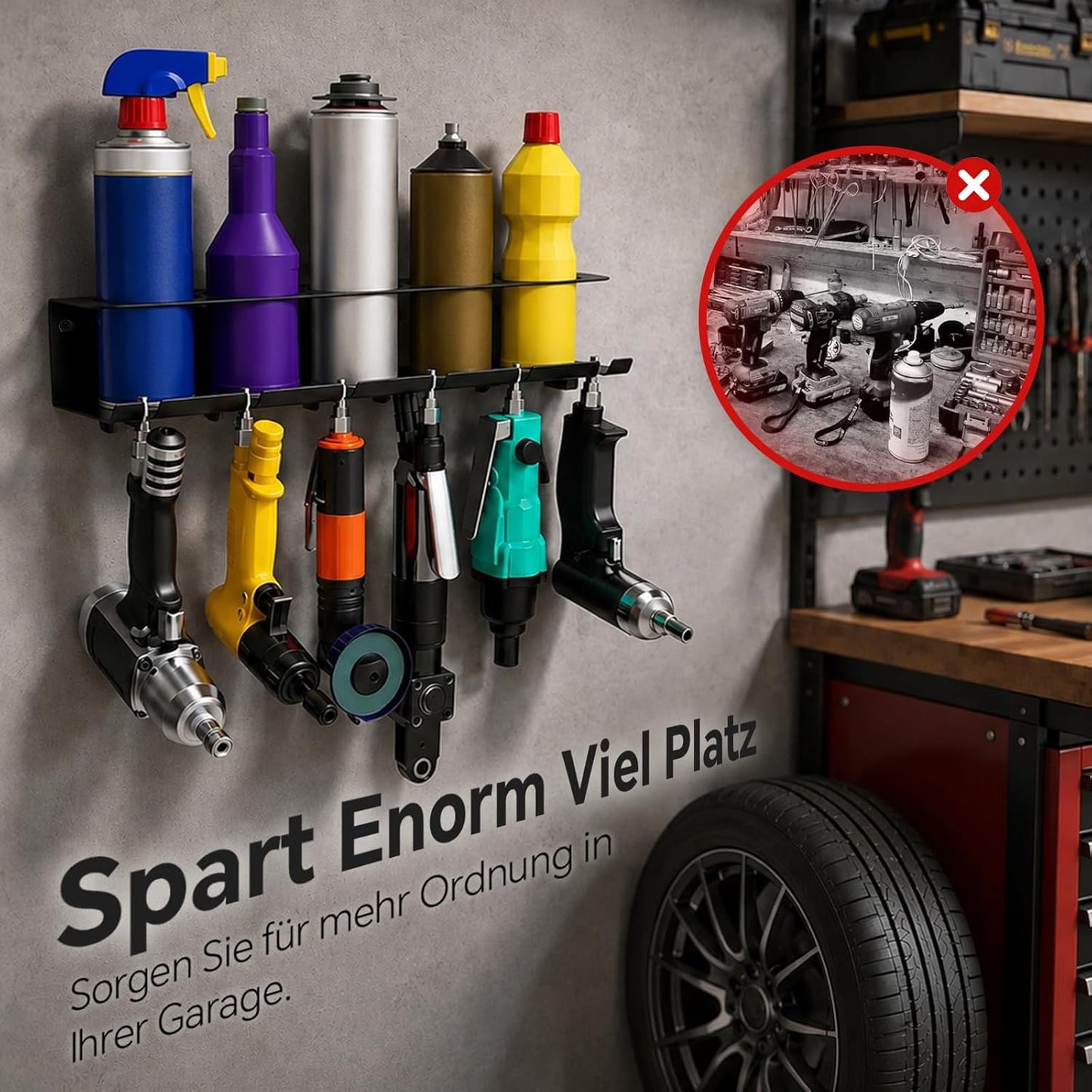 Sprühflaschen-Halterung 2er-Set