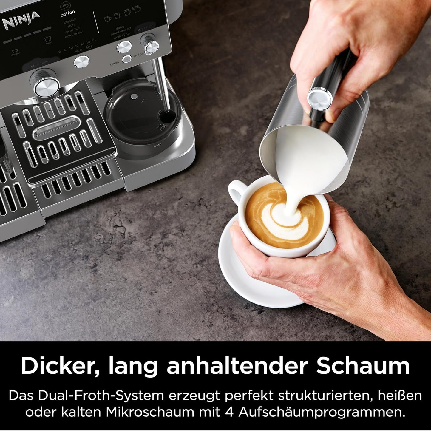 Luxe Premier 3-in-1 Kaffeemaschine ES601EUGM für Espresso & Cold Brew, Premier - Amazon Exklusiv
