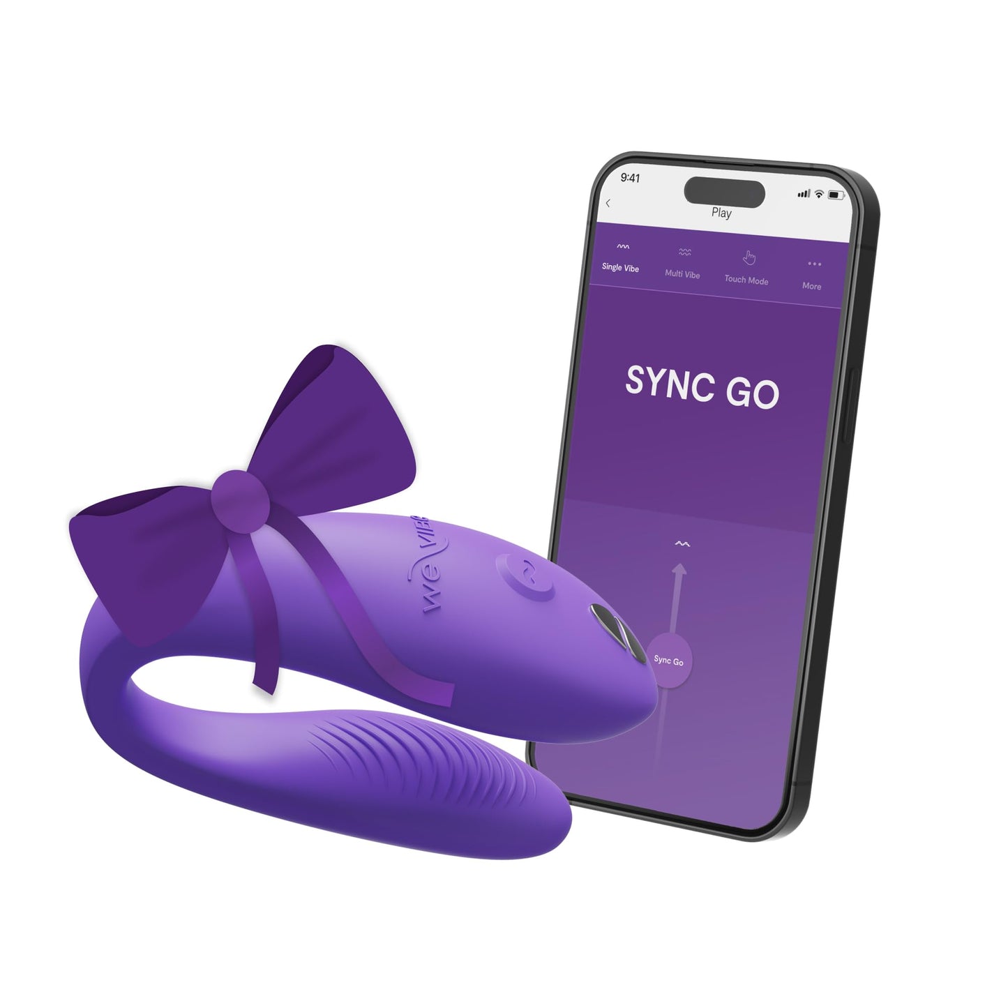 Sync Go Vibrator für Paare, Purple