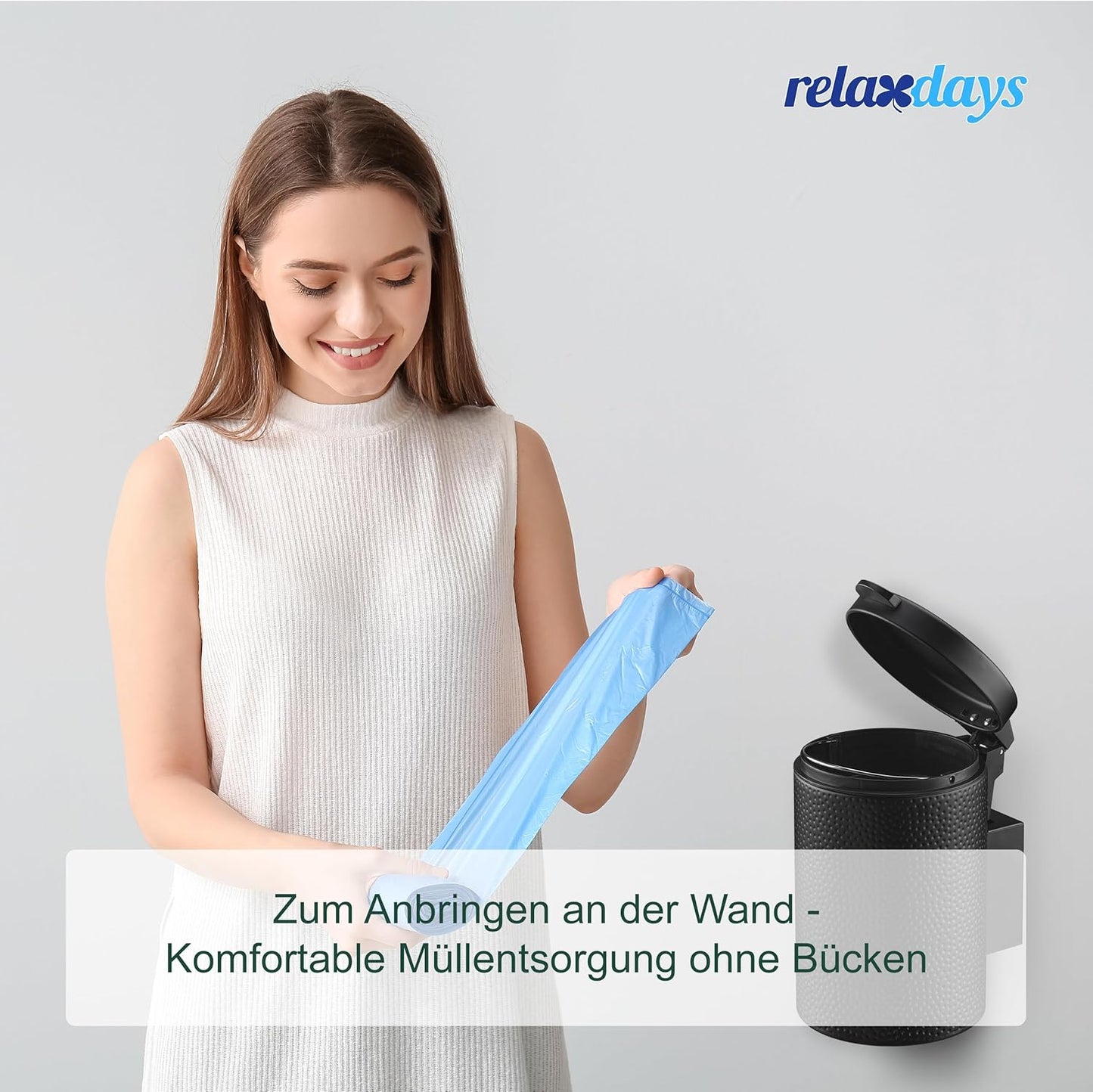 Kosmetikeimer, schwarz