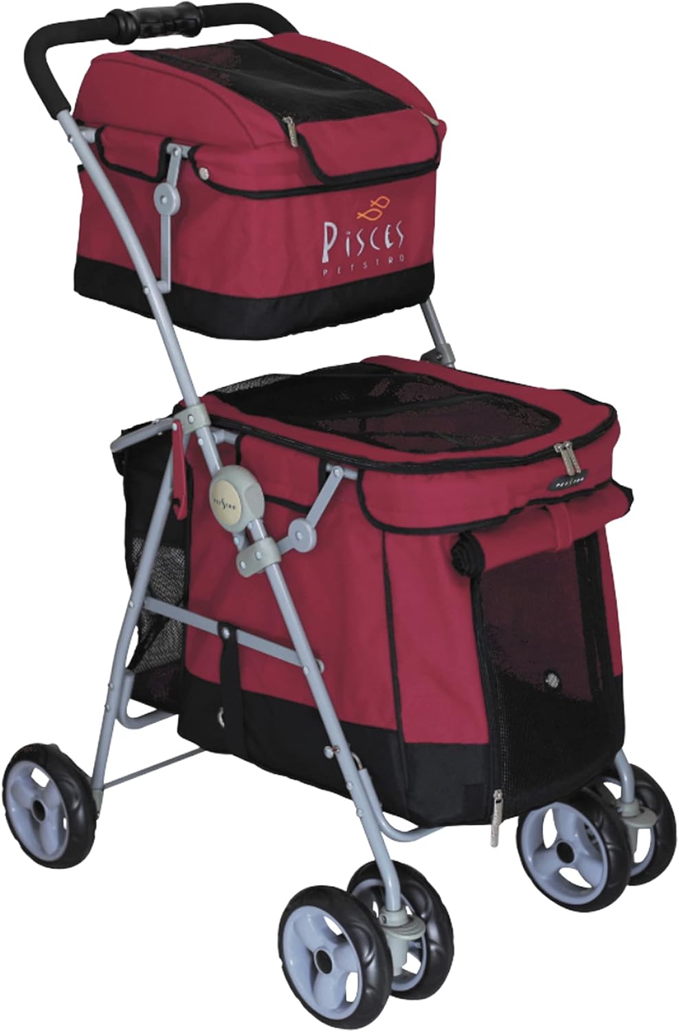 Duo-Hunde-Wagen mit 2 Etagen