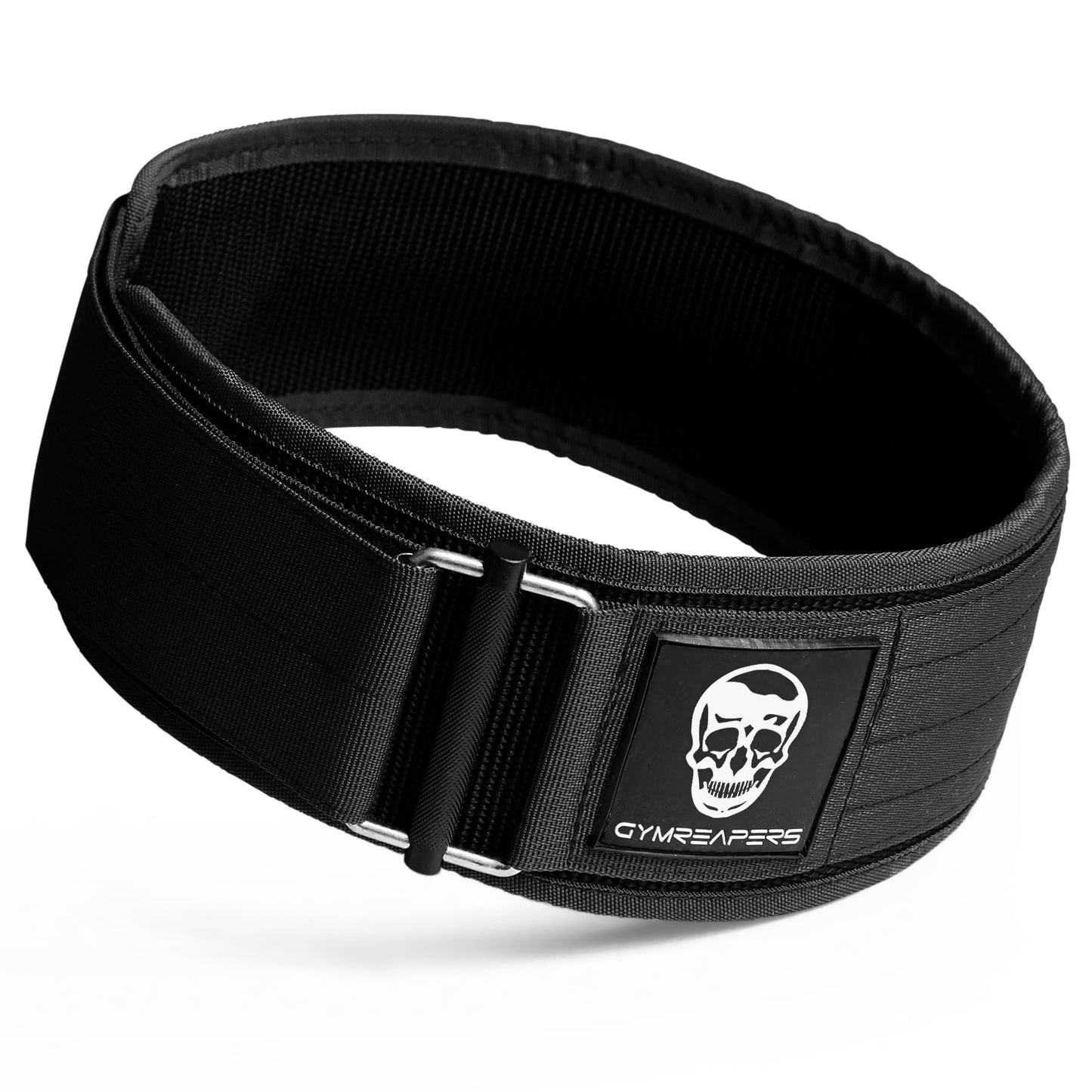 Schnellverschluss-Gewichthebergürtel für Kraftsport, X-Gross Schwarz