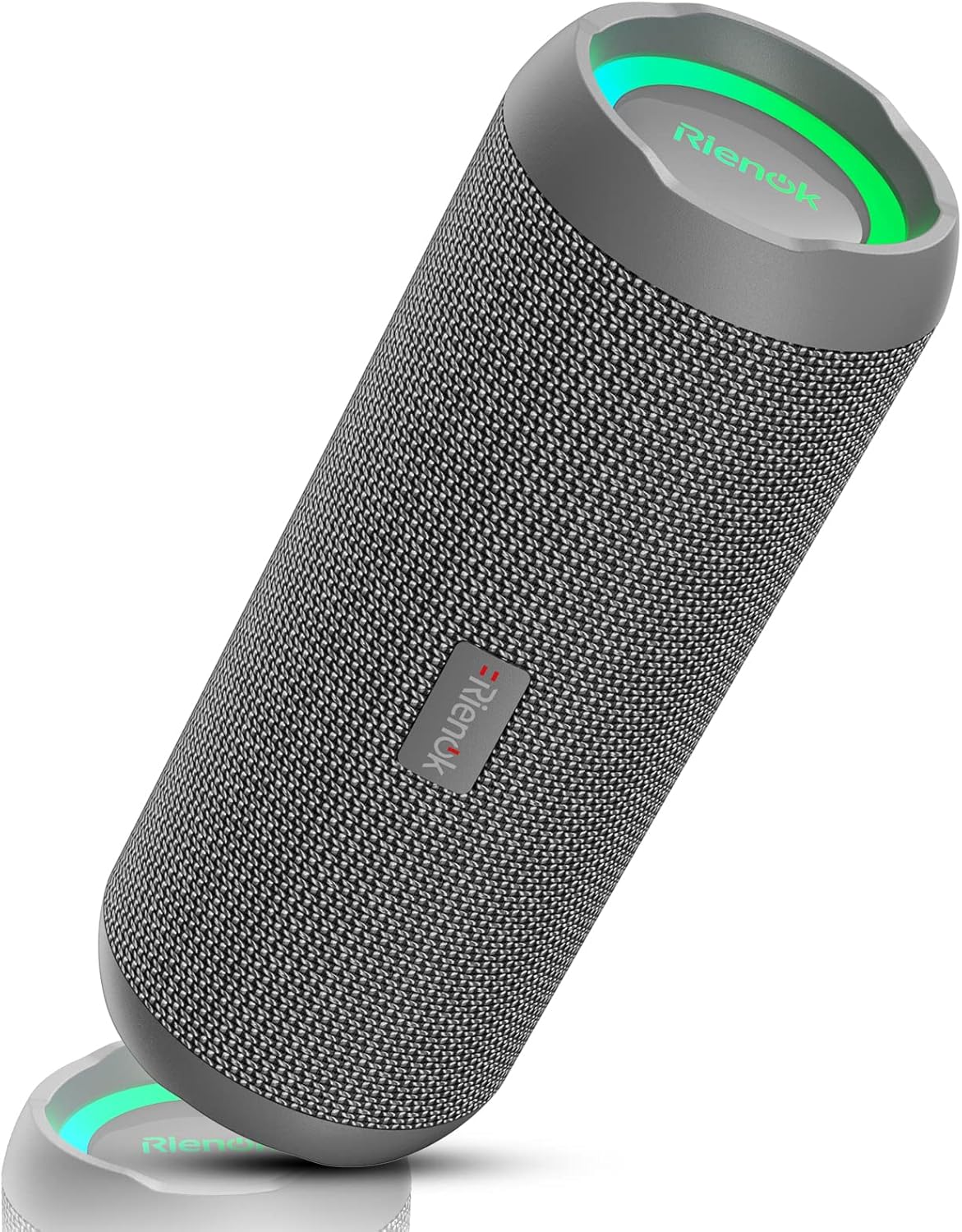 Wasserdichter Bluetooth Lautsprecher mit Licht, Grau
