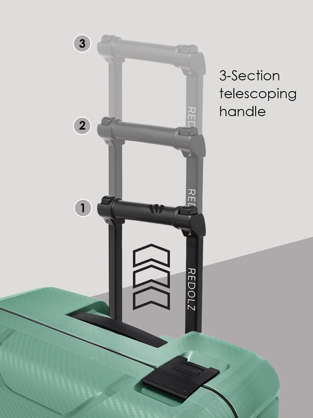 Hartschalen-Trolley, Sea Green Koffer S (55 cm)