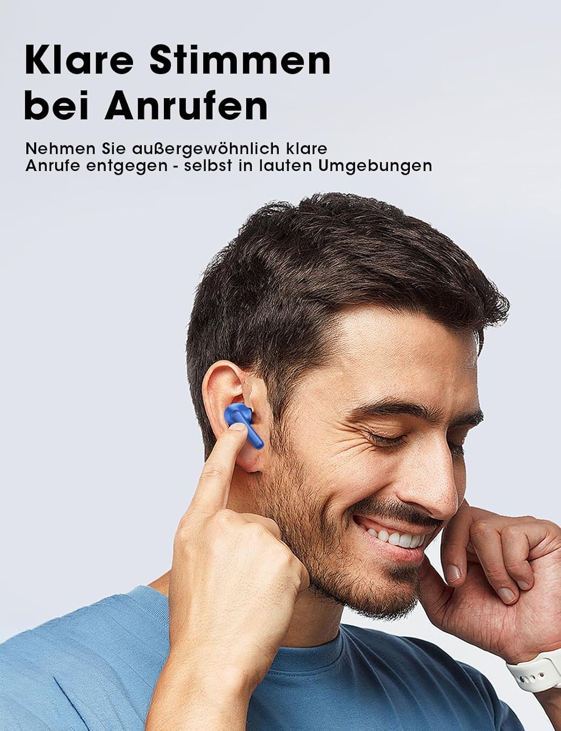 Kabellose In-Ear Kopfhörer, 2026 Ver Blau