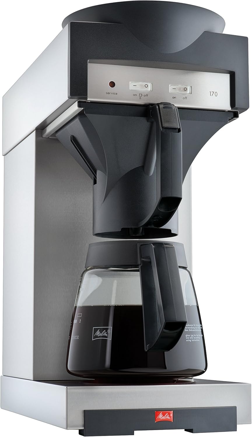 Filterkaffeemaschine 170 M mit Glaskanne und Warmhalteplatte