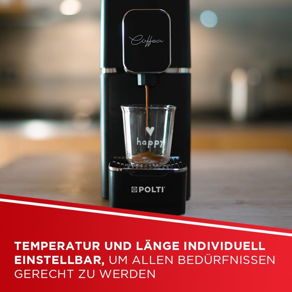 Coffea S15B Espressomaschine, Schwarz