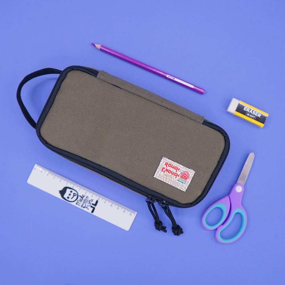 Kabel- und Werkzeug-Organizer Tasche mit Reissverschluss, Armee-grün