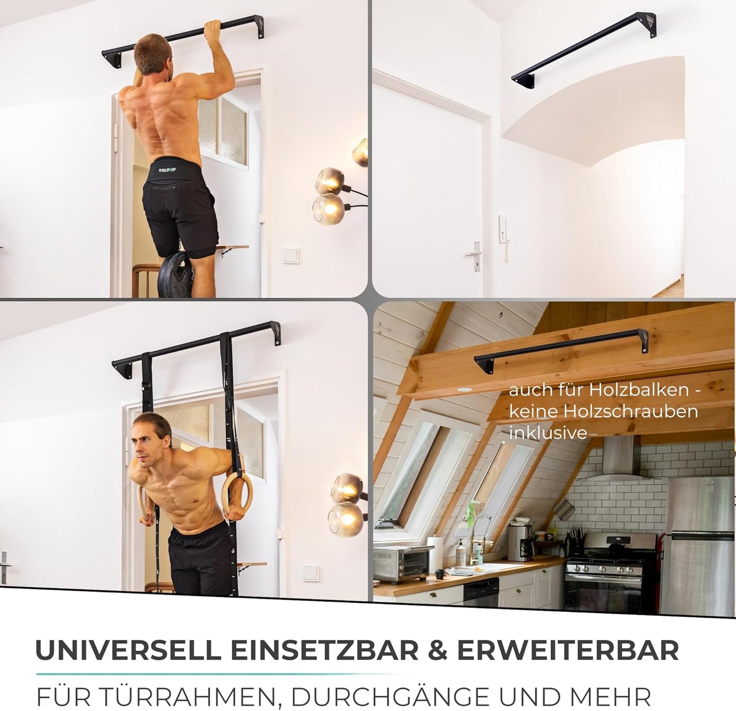 Klimmzugstange zur Wandmontage