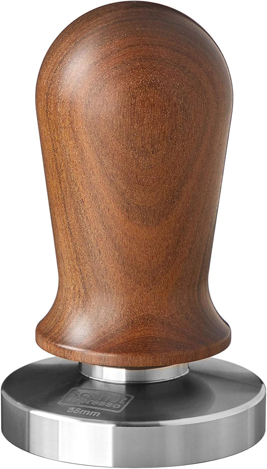 Espresso Tamper Perfetto mit Kalibrierung, 58.5 mm / Sandelholz - Braun