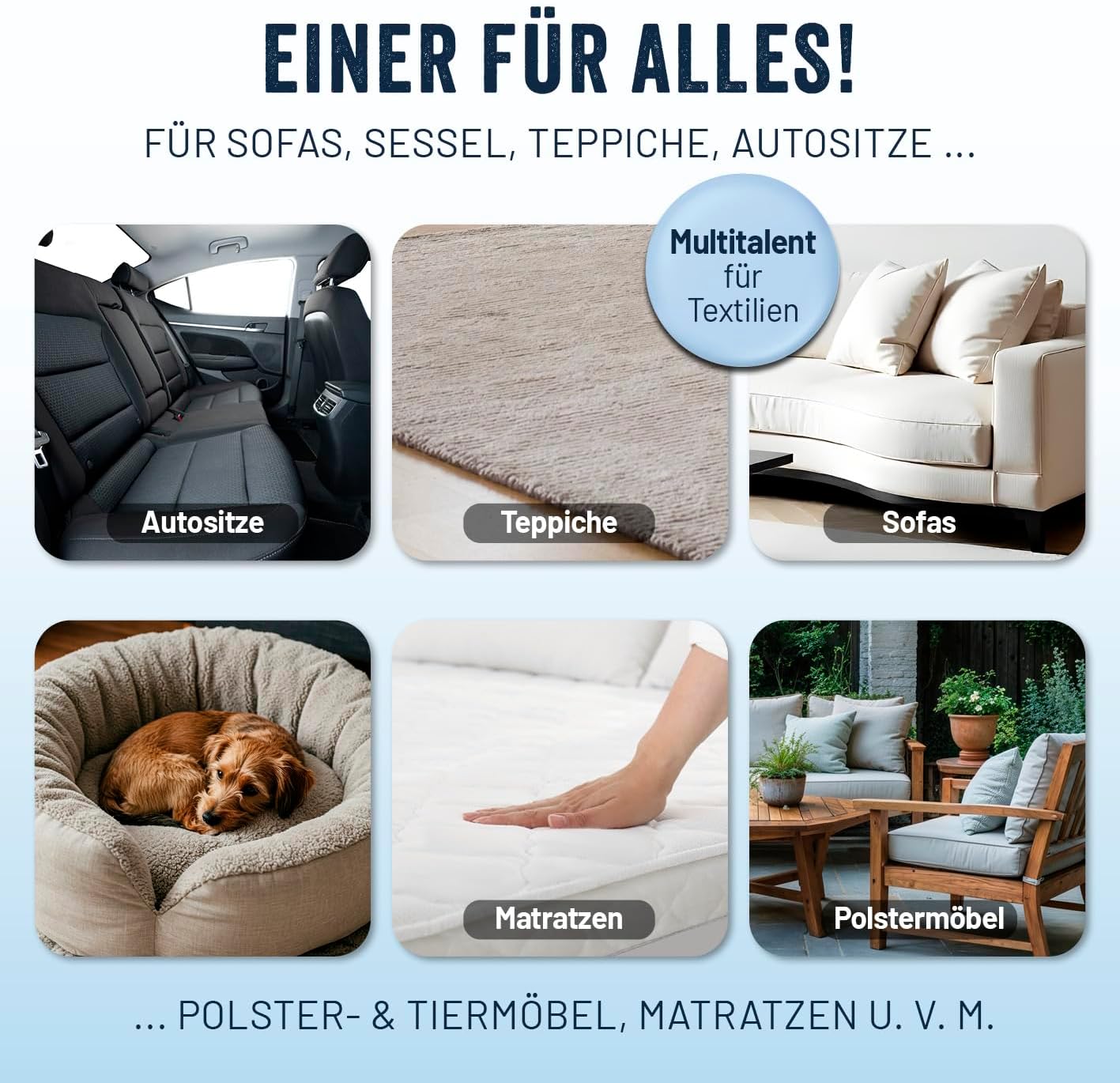 Teppich-Shampoo mit Spezialfleckenformel
