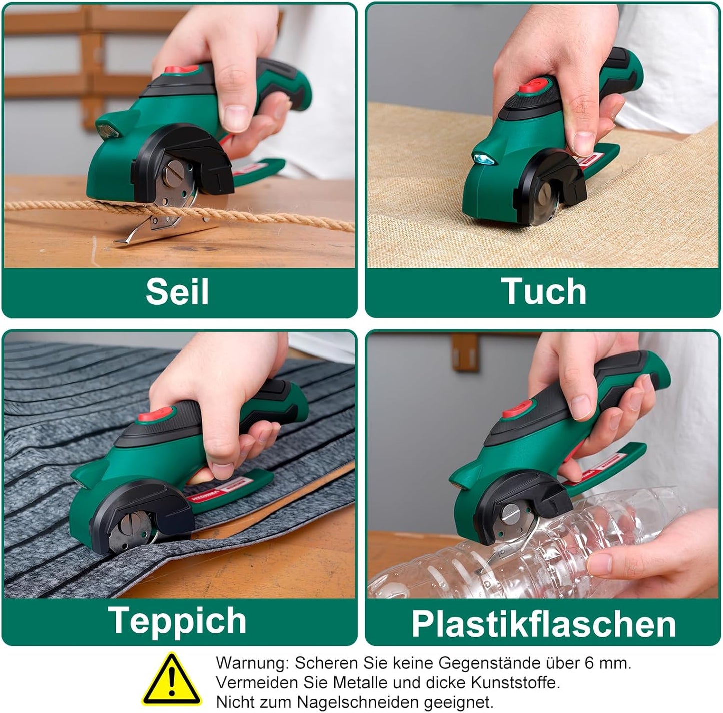 Elektrischer Kartonschneider mit LED Licht