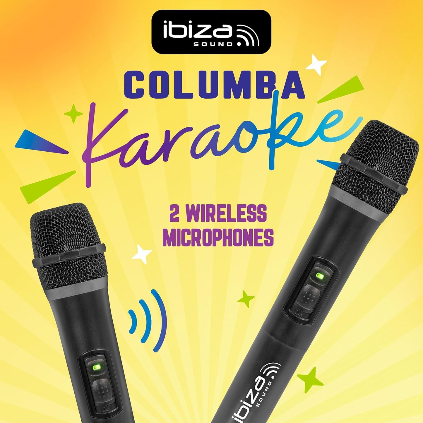 Bluetooth-Karaoke-Lautsprecher mit Mikrofonen, COLUMBA-KARAOKE