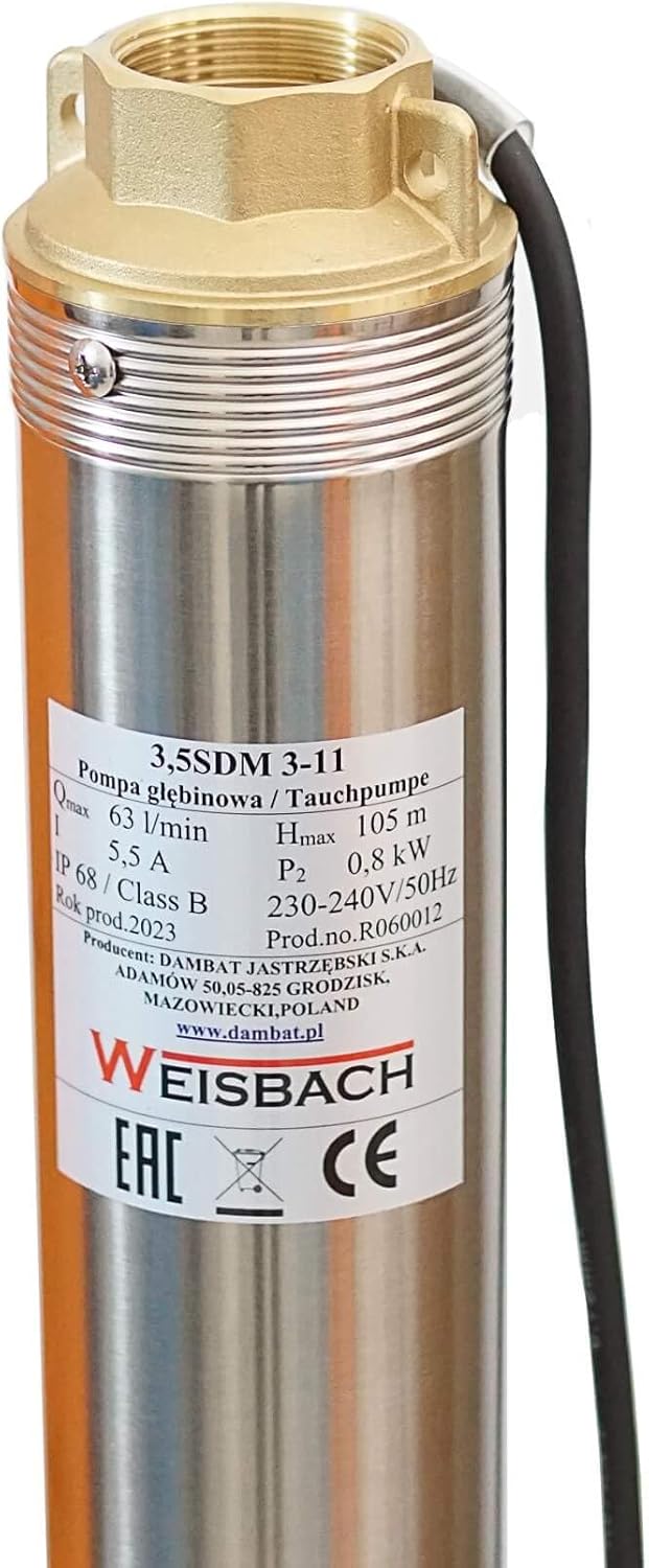 Tiefbrunnenpumpe 3,5SDM 3-11 sandresistent