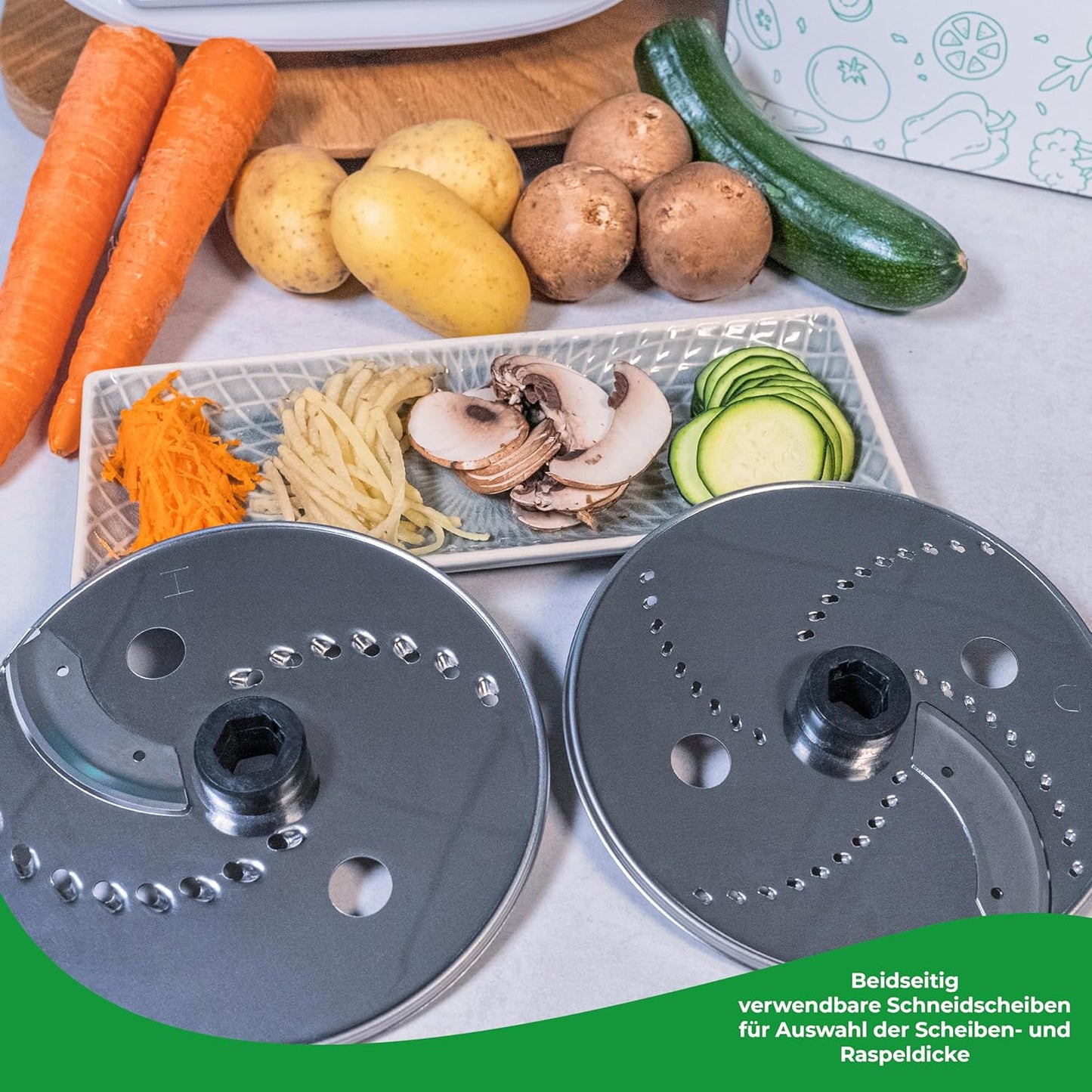 WunderSlicer - Aufsatz für Monsieur Cuisine, Monsieur Cuisine|Anthrazitgrau Transparent