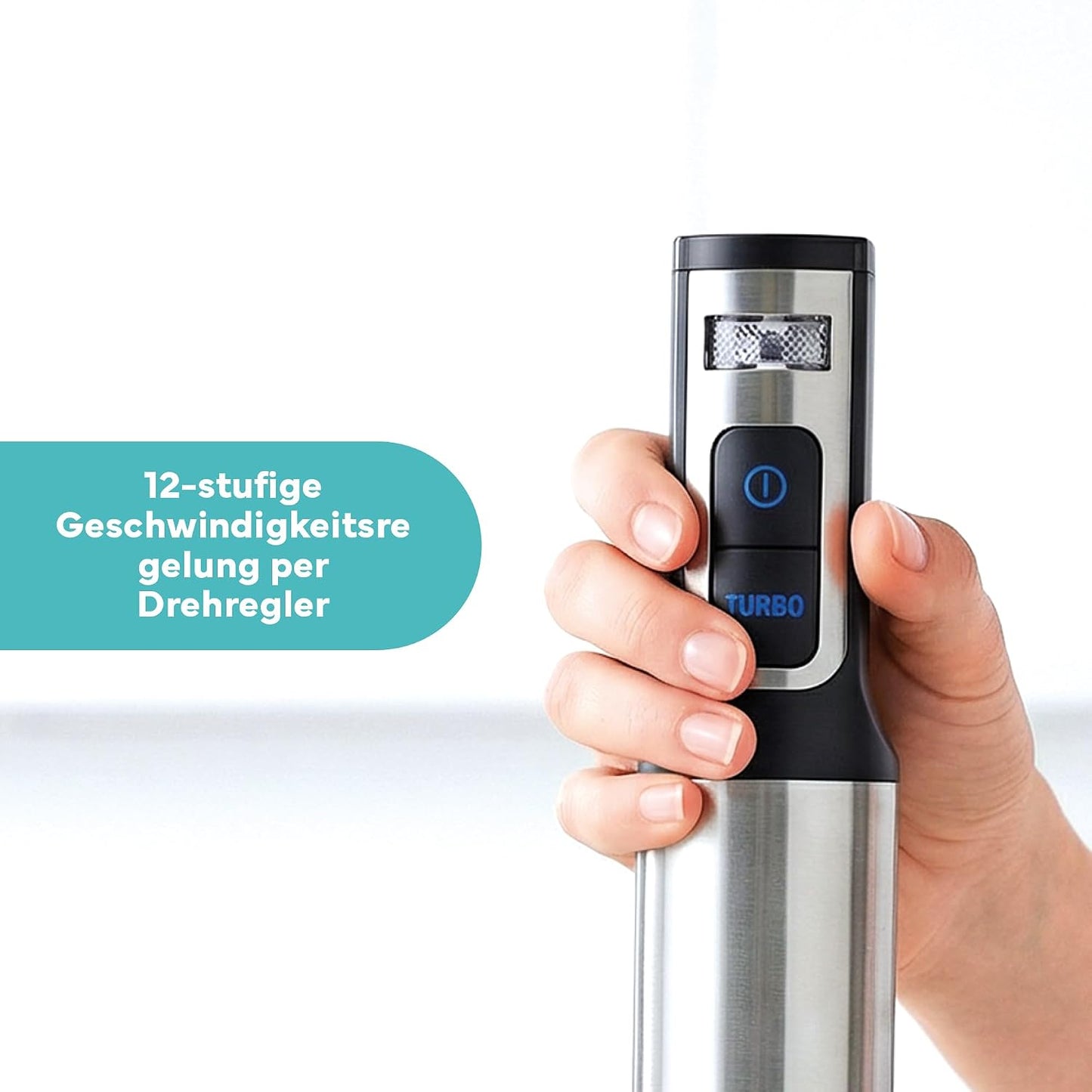 Stabmixer mit LED-Display & Timer