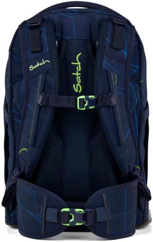 3-teiliges Schulrucksack Set mit Sporttasche, Blue Tech