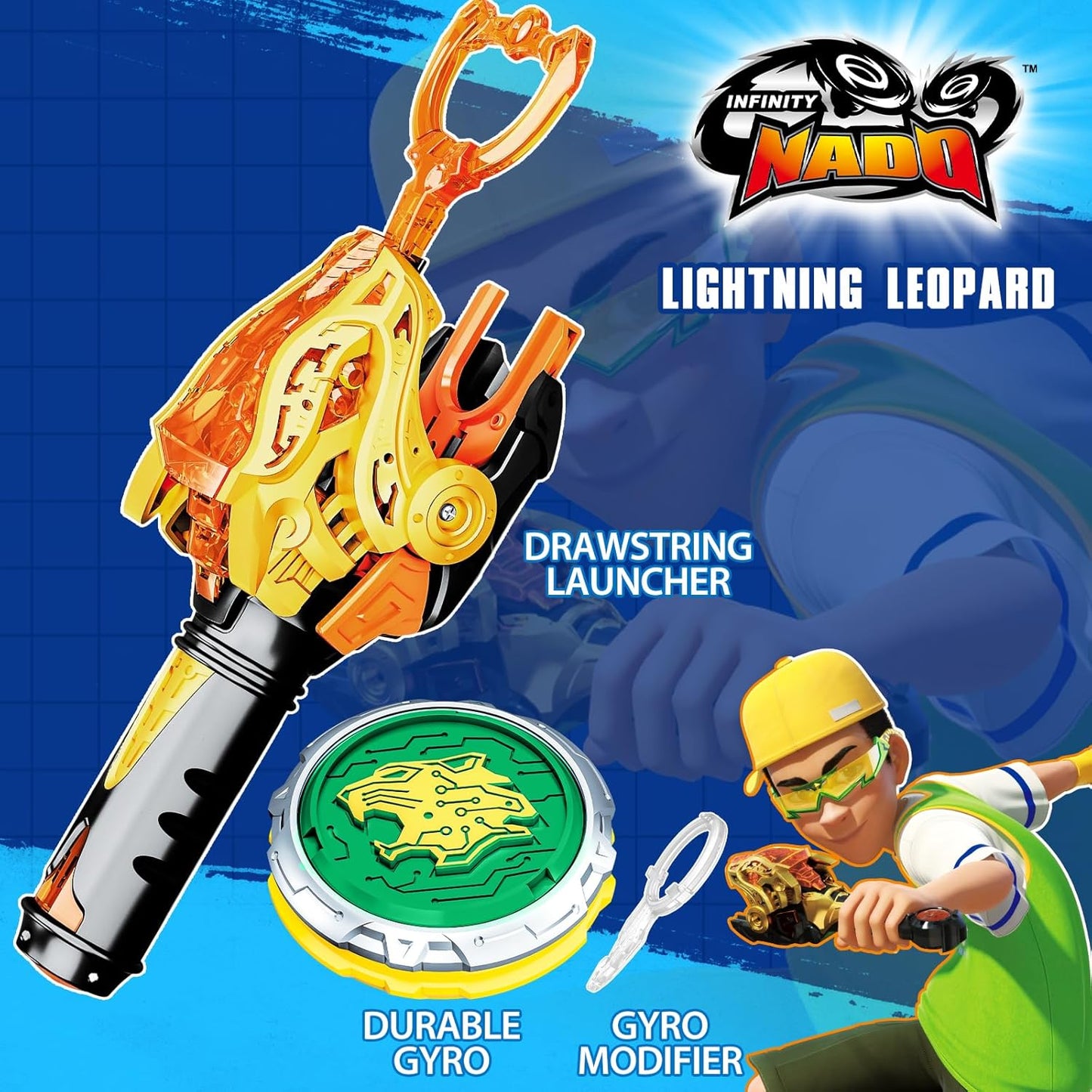 Battle Tops Starter Pack Lightning Leopard, Leopard