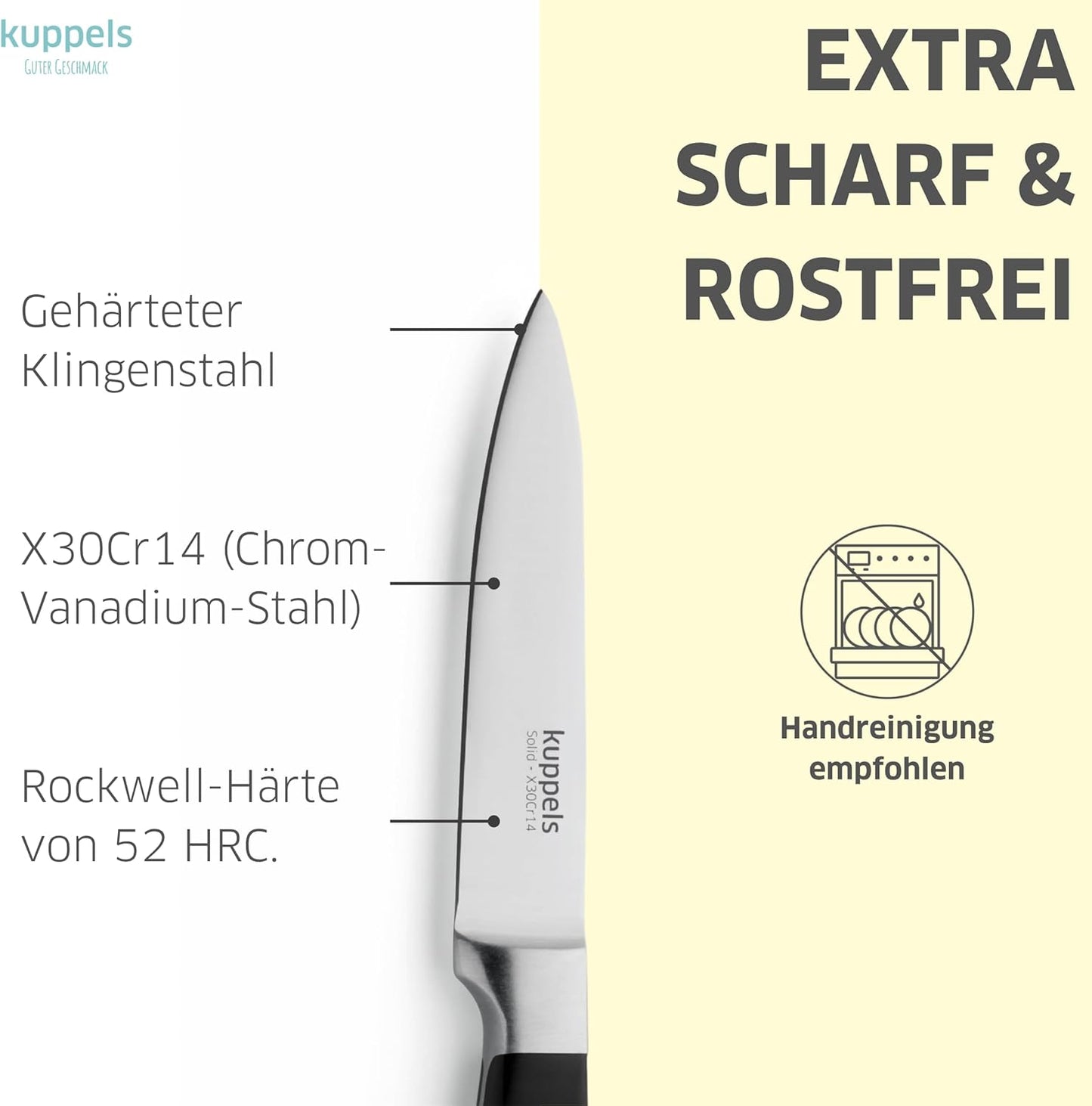 Gemüsemesser-Set, Küchenmesser Set 2tlg