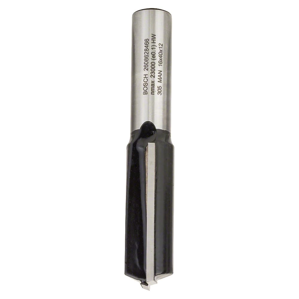 Nutfräser, 12 mm, D1 16 mm, L 40 mm, G 81 mm, 12mm Schaft Ø 16 mm
