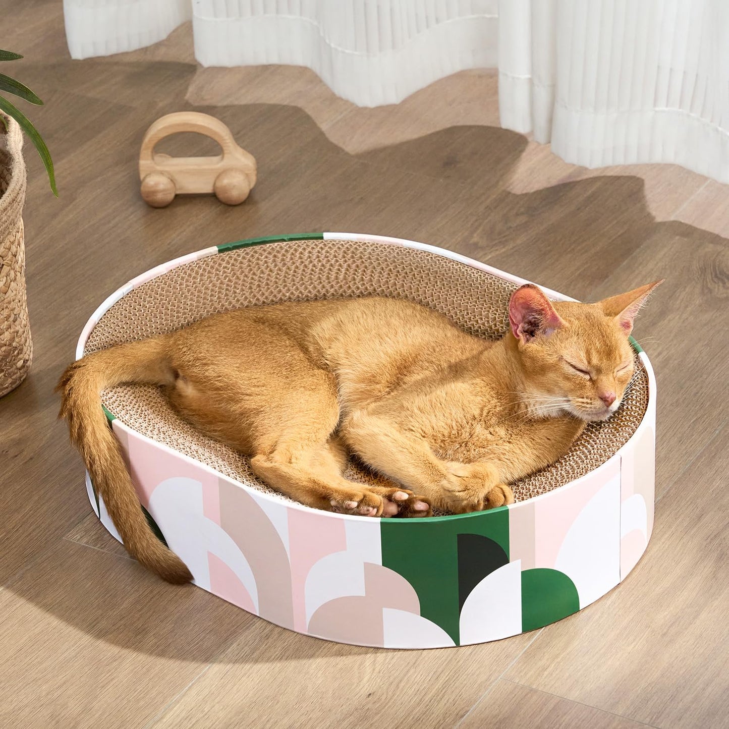 Kratzbrett und Katzenbett, Katzen Kratzbett Halbkreis