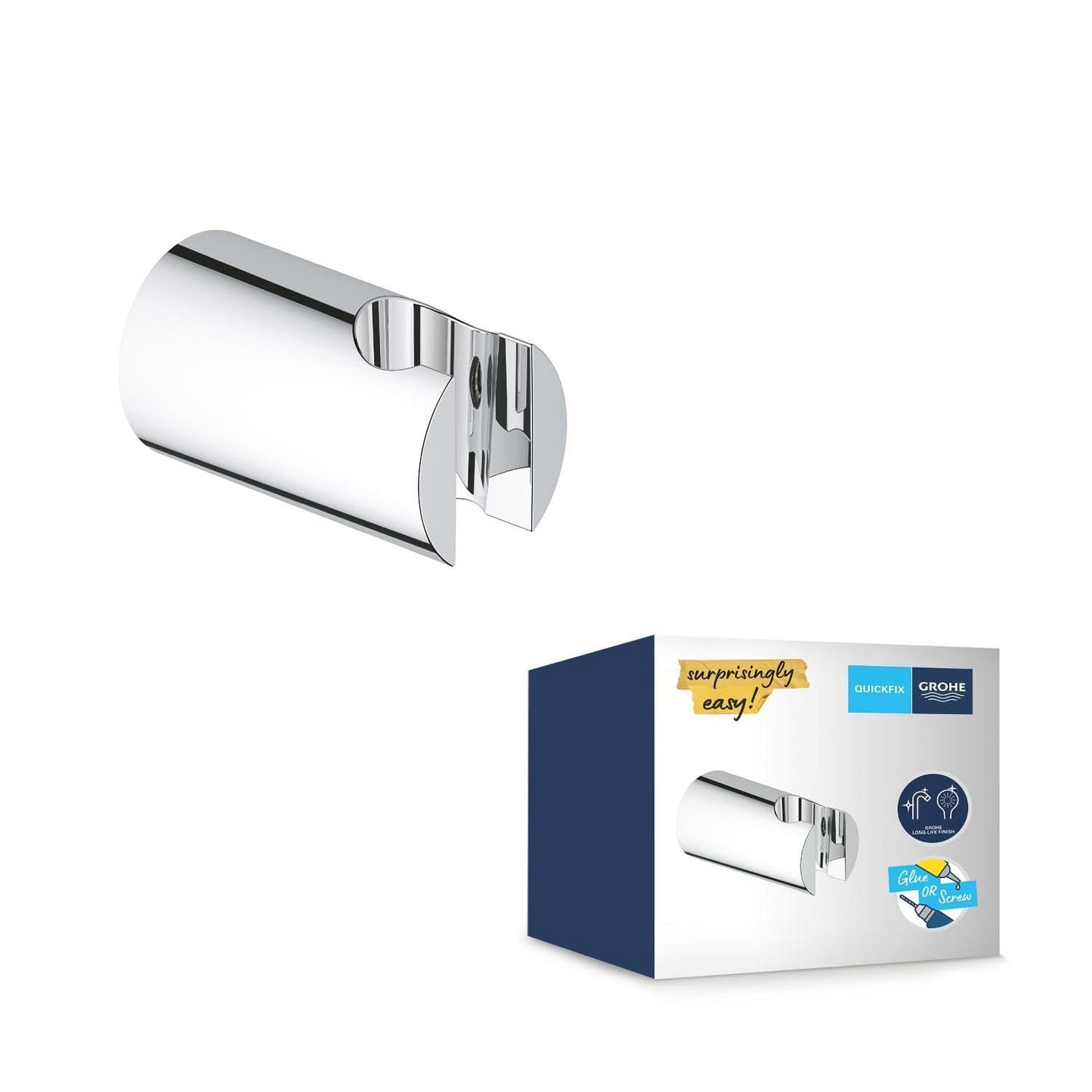 Vitalio Universal Wandbrausehalter, Chrom