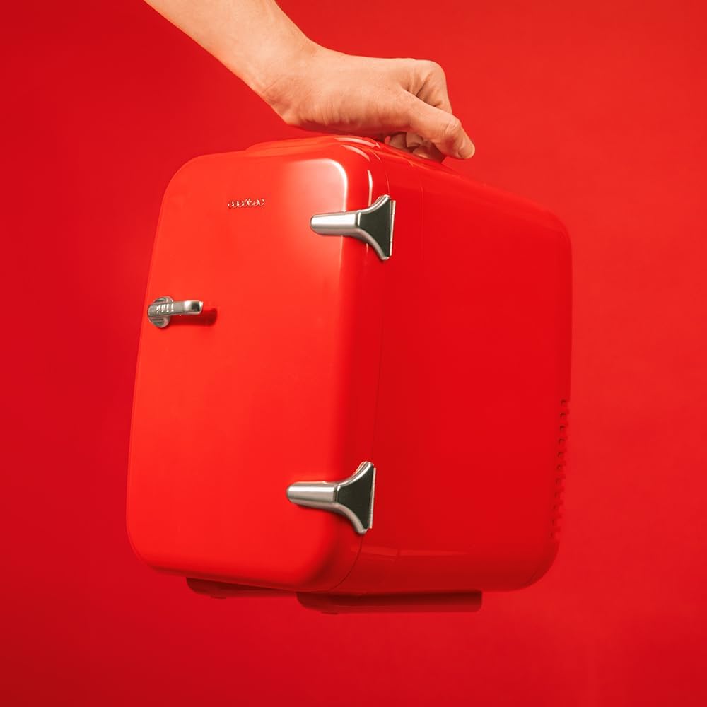 Mini-Kühlschrank Bolero mit Heizfunktion, 4 L | Habana Rot