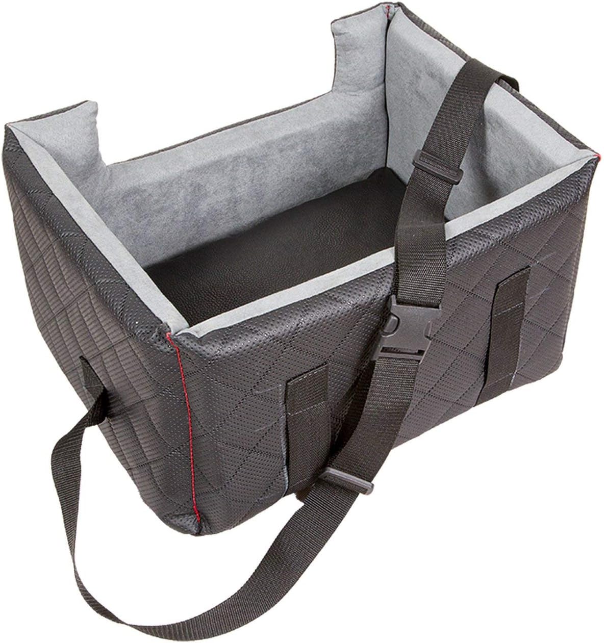 Autositz für Hunde, L (57x50 cm),Schwarz