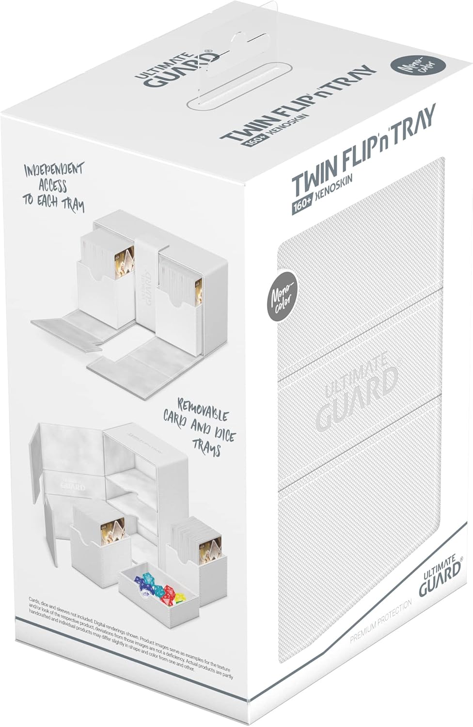 Twin Flip'n'Tray 160+ XenoSkin, Weiss