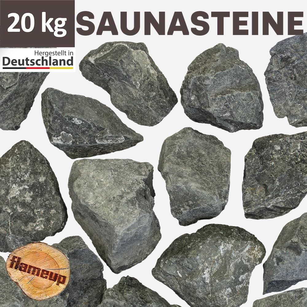 Saunasteine Diabas, 20 kg, 80-120 mm