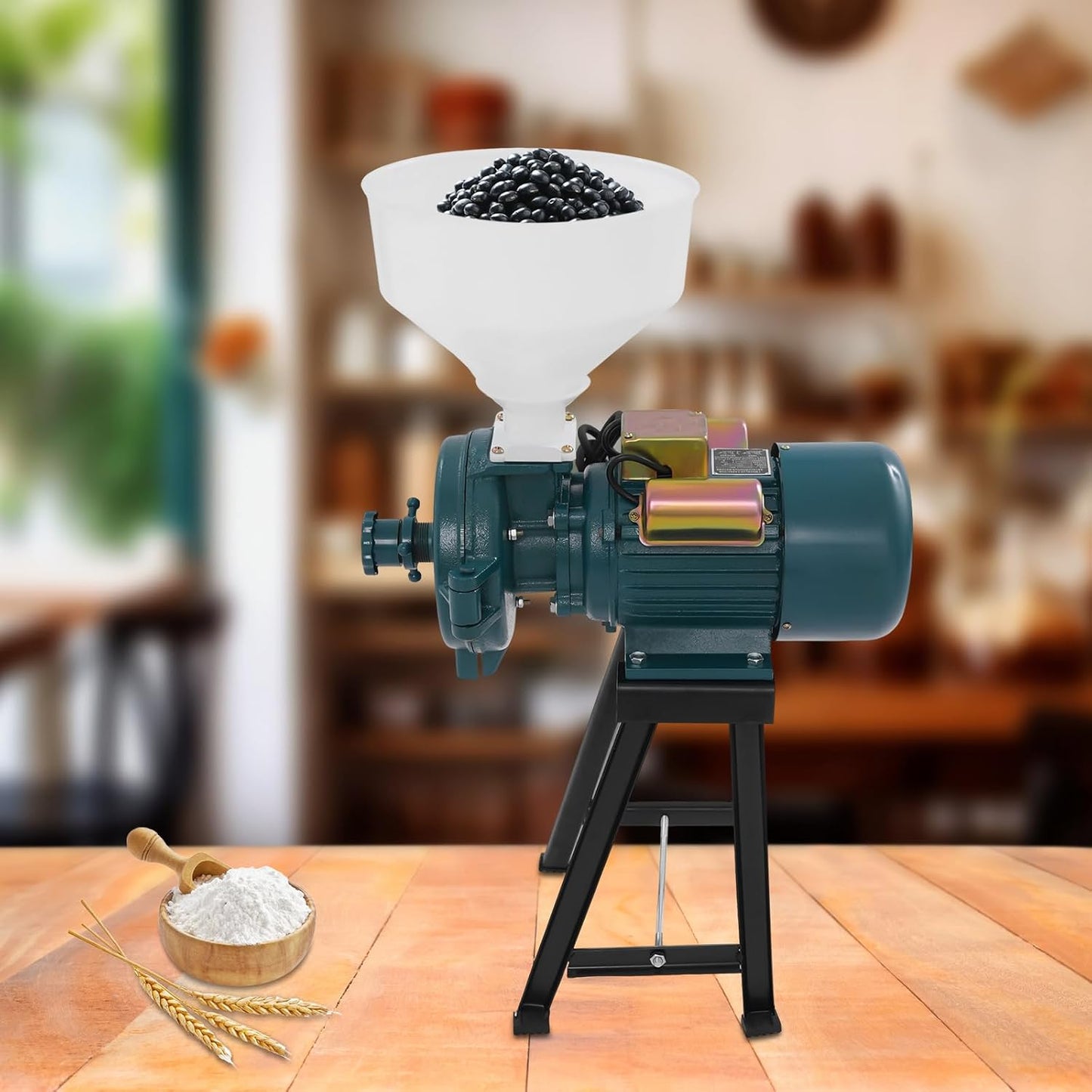Elektrische Getreidemühle mit Mahlgradeinstellung