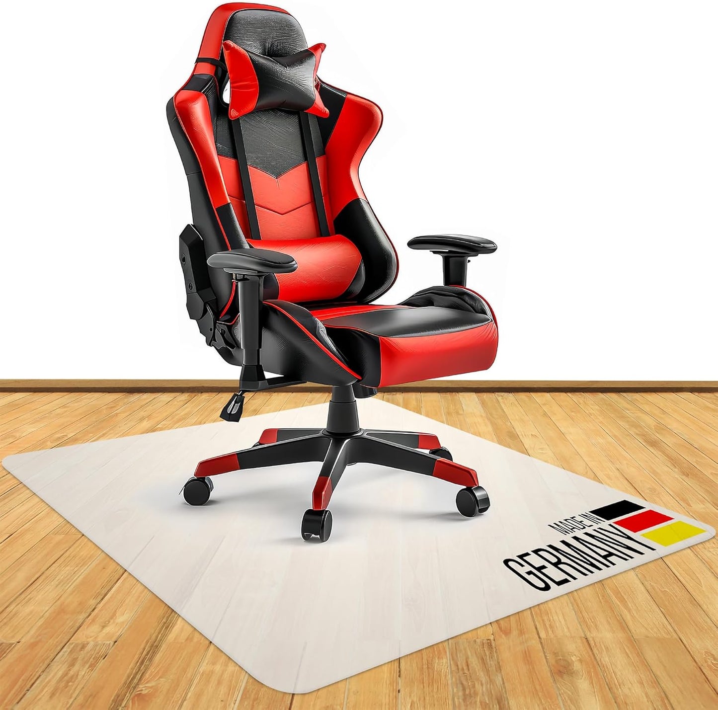 Hartboden Bodenschutzmatte für Bürostuhl, 100 x 120 cm