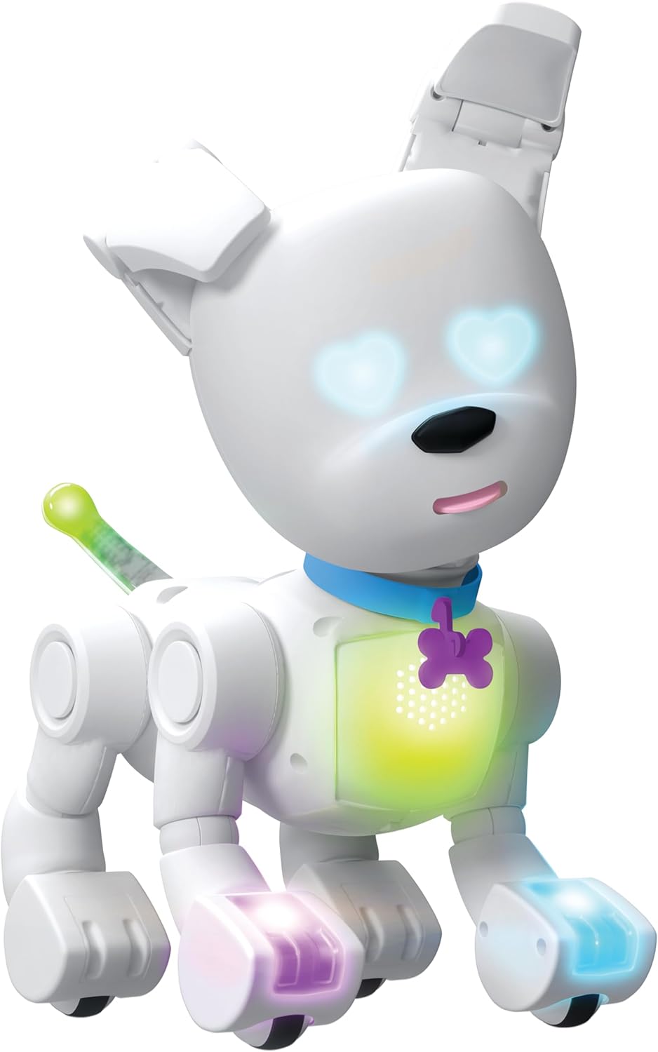 Interaktiver Roboterhund mit Sprachsensoren