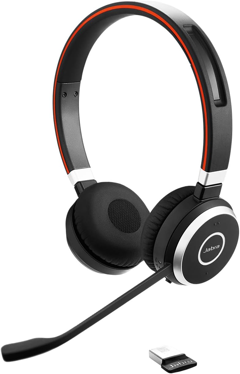 Kabelloses Stereo-Headset mit Geräuschunterdrückung Evolve 65 SE UC Duo, Stereo Neue Ausgabe Zweite Auflage (2022) Alle Plattformen