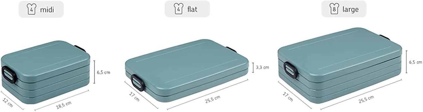 Take a Break Lunchbox-Set, Duo Pack (Midi + Large) 01. Nordic Sage