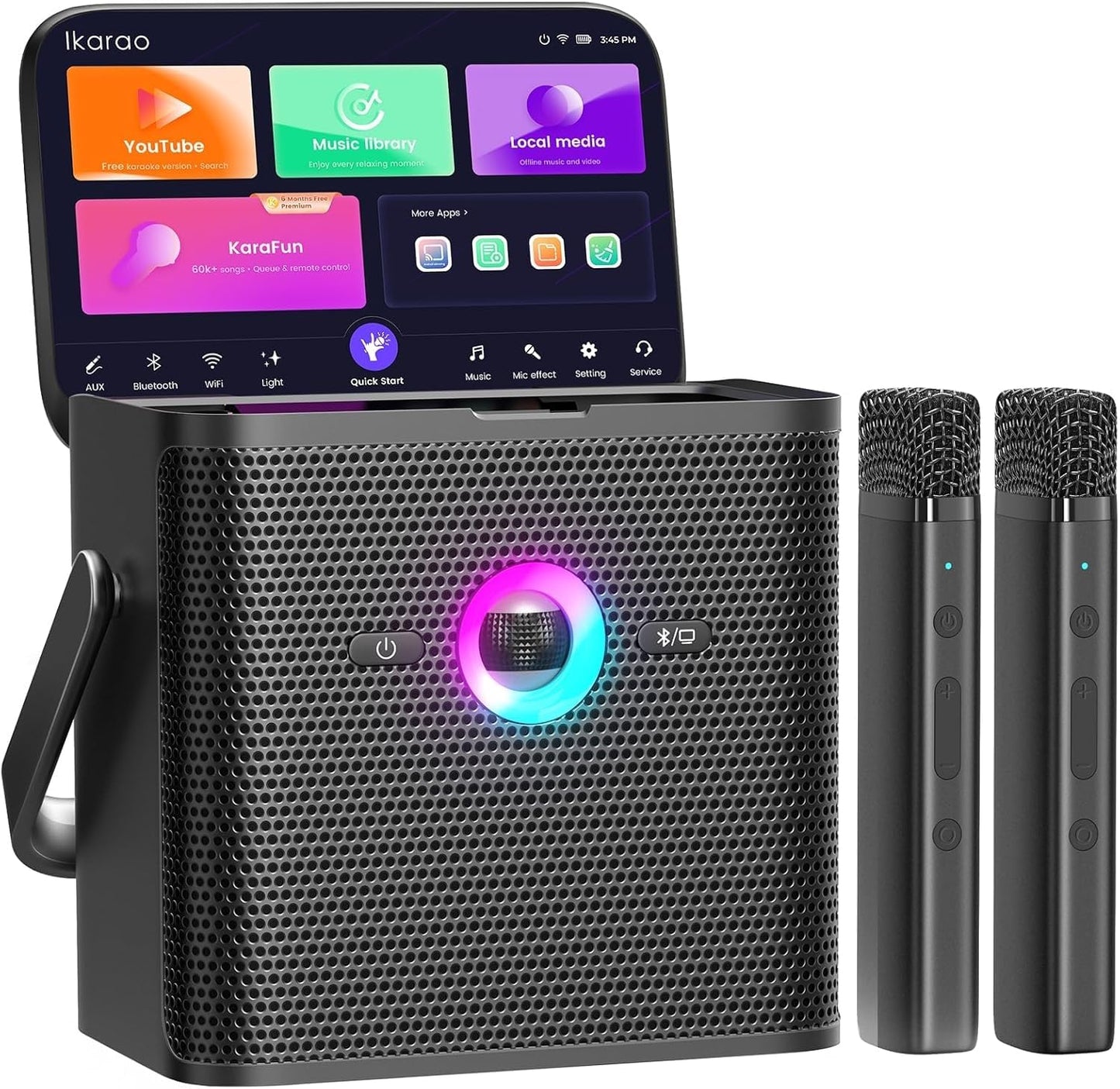 Karaoke-System mit Songtext-Display & Autotune