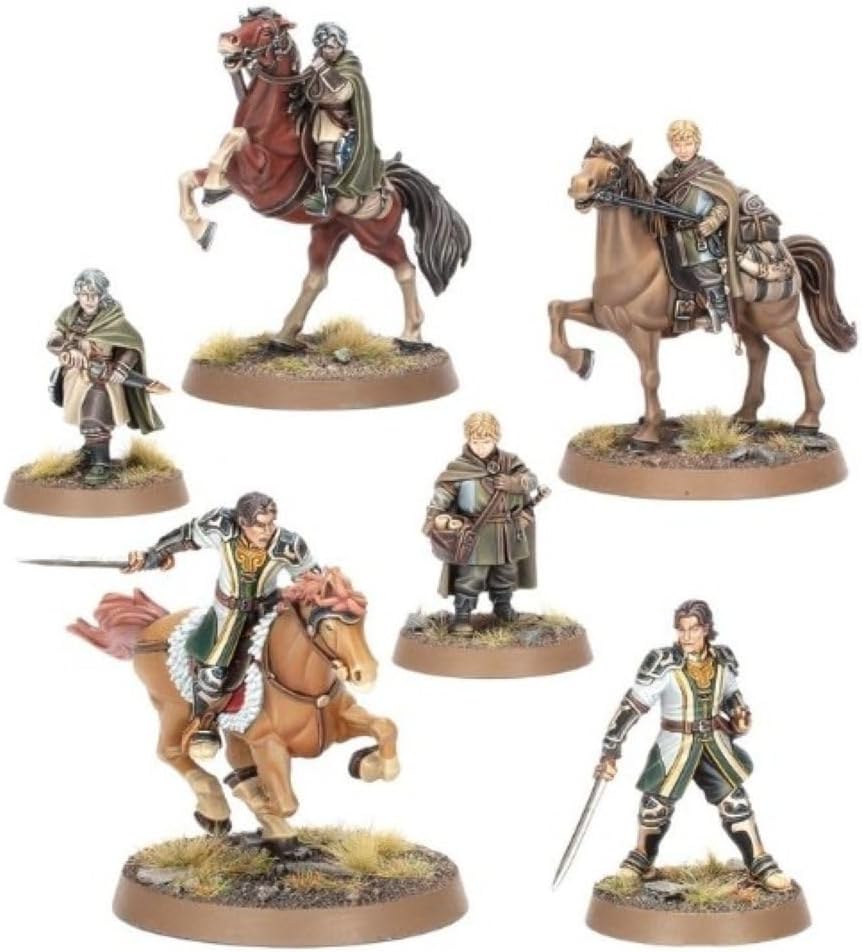Warhammer Middle Earth - Frealaf Hildeson, Olwyn & Lief, Heros du Rohan