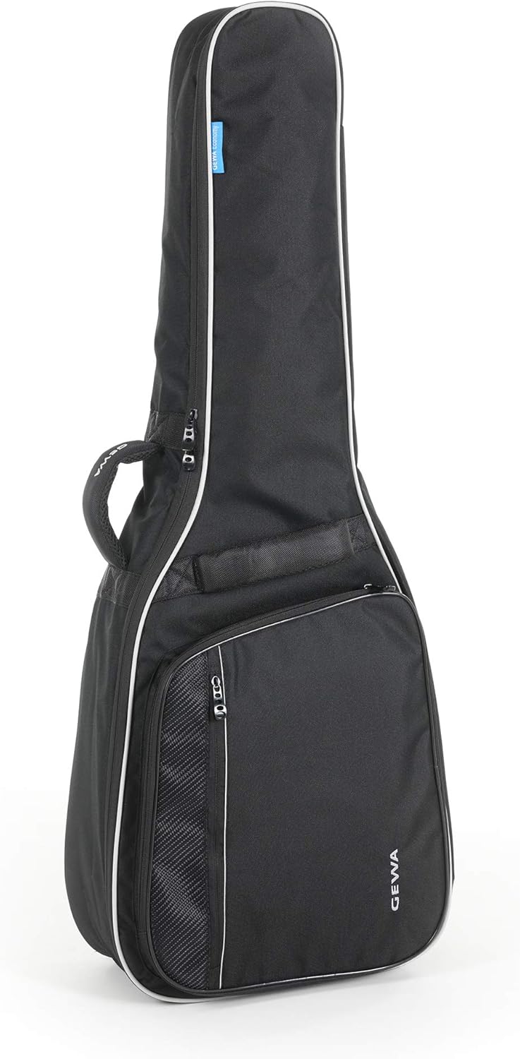 Gitarrentasche mit Polsterung, E-Gitarre Flying V Schwarz