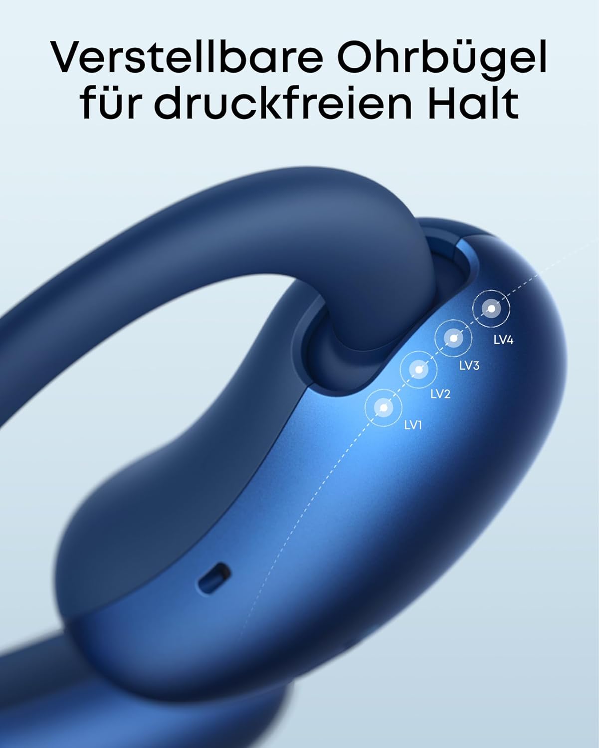 AeroFit 2 Open-Ear Kopfhörer, Standard Blau