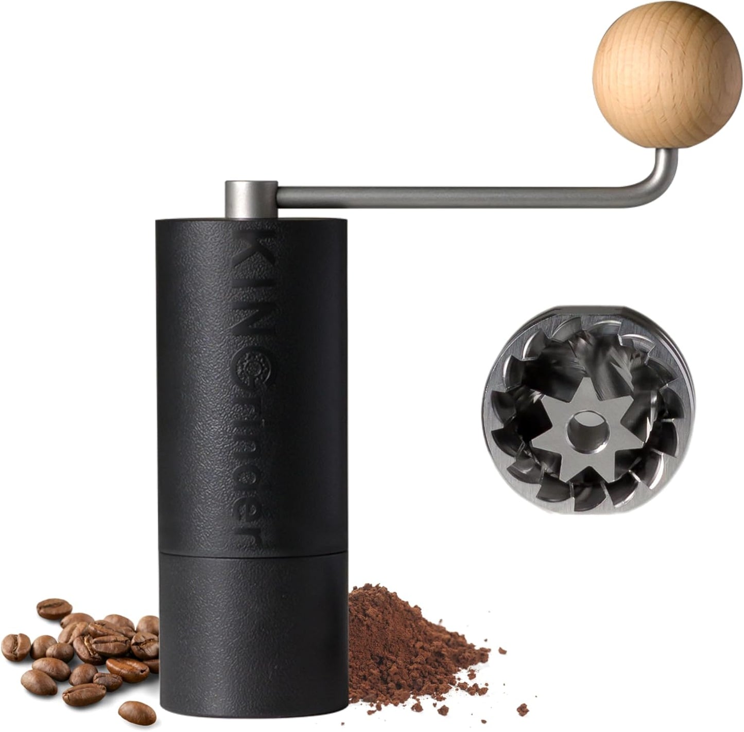 Manuelle Hand-Kaffeemühle für Mokkakanne & French Press